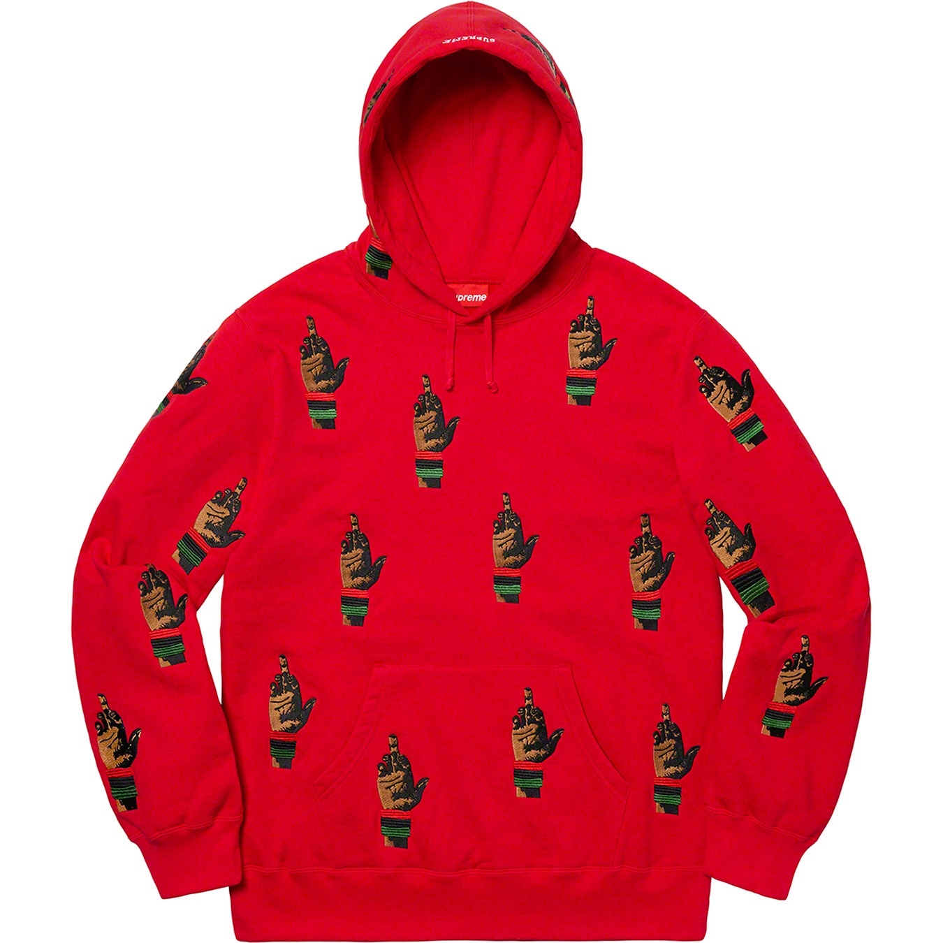 Supreme/dead prez RBG Embroidered Hooded Sweatshirt view 7